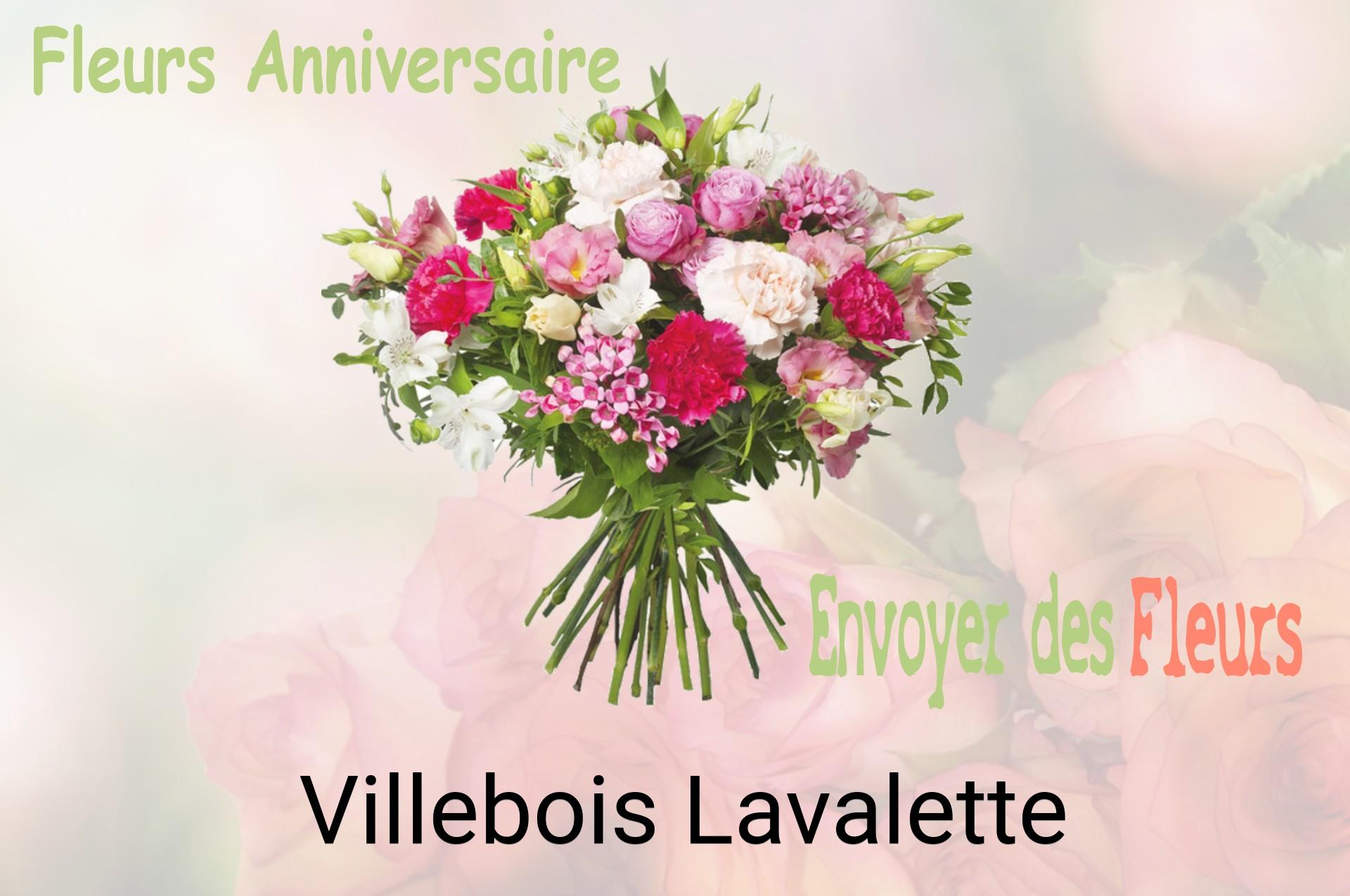 Bouquet de fleurs d’anniversaire livré à Villebois-Lavalette