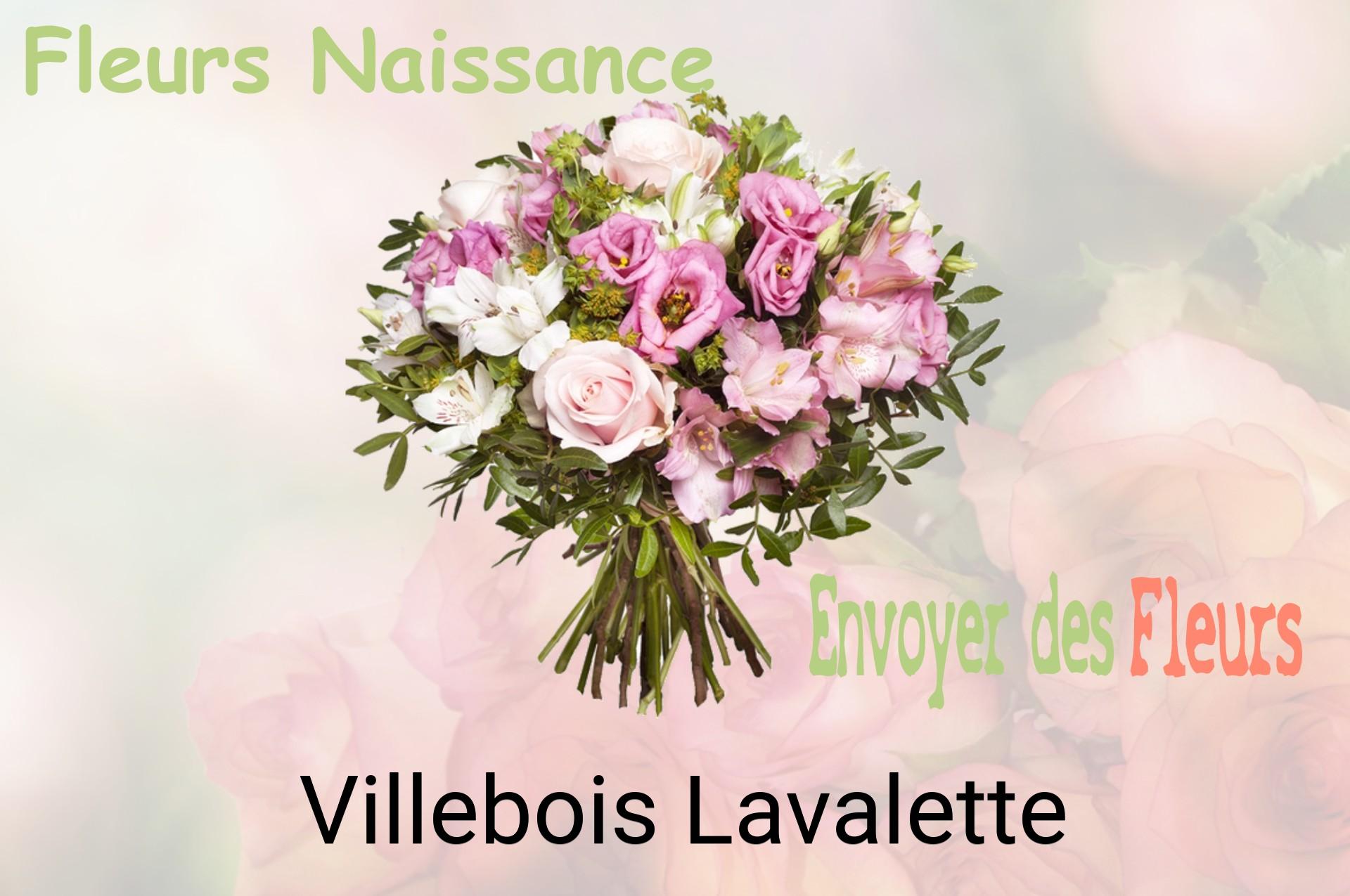 Bouquet de fleurs de naissance livré à Villebois-Lavalette